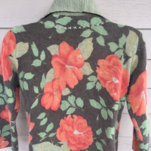 FREE PEOPLE 3/4 sleeve angora layered look soft cardigan sweater! WS - Picture 3 of 7